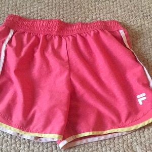 pink gym shorts